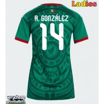 Mexico Armando Gonzalez #14 Replica Home Shirt Ladies World Cup 2026 Short Sleeve